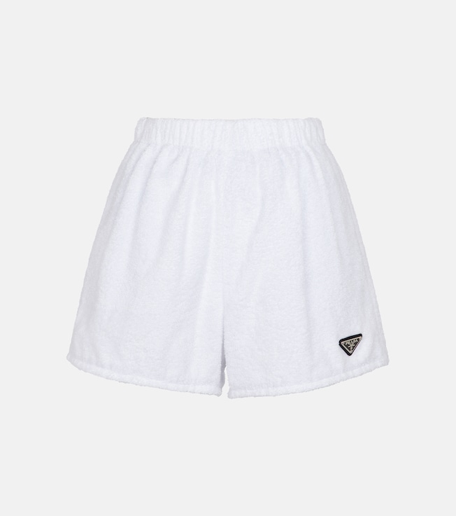 Cotton terry shorts | Prada