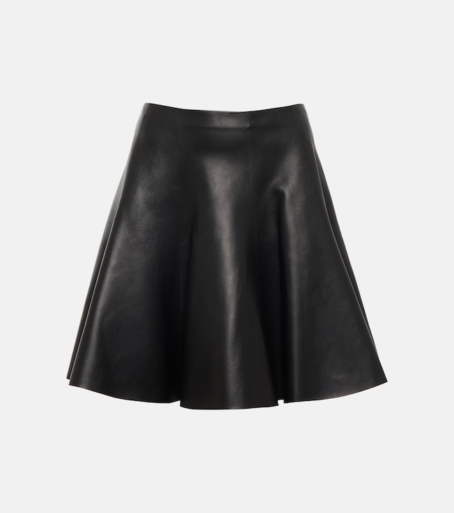 Leather miniskirt | Alaïa