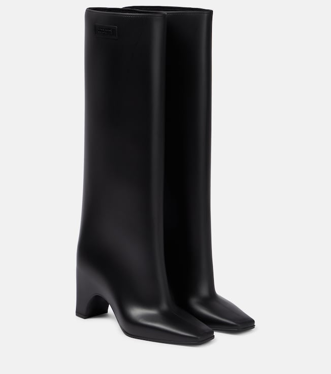 Rubber Bridge knee-high boots | Coperni