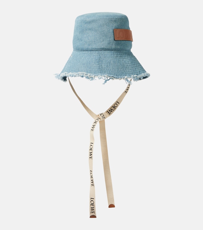 Paula's Ibiza Fisherman denim bucket hat | Loewe