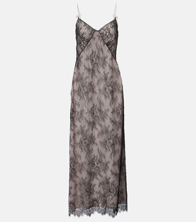 Rebrodé lace midi dress | Blumarine