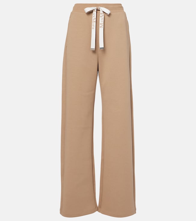 Bali cotton-blend jersey wide-leg sweatpants | 'S Max Mara