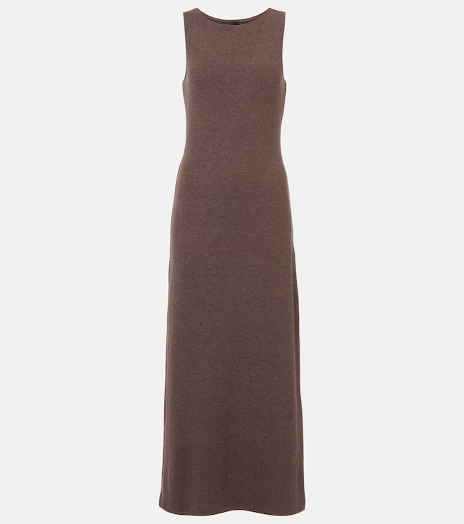 Lauren sleeveless jersey midi dress | Leset