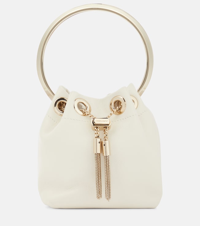 Bon Bon Micro leather bucket bag | Jimmy Choo