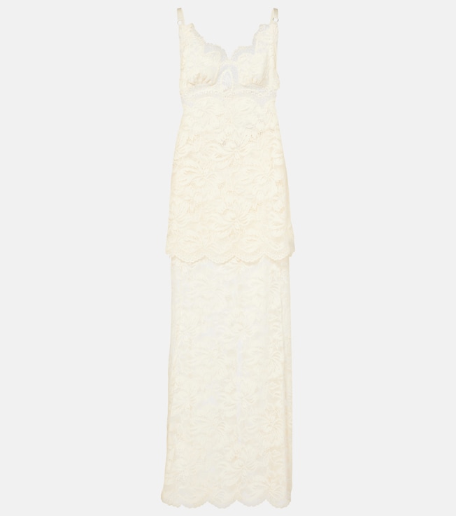Lace maxi dress | Rabanne