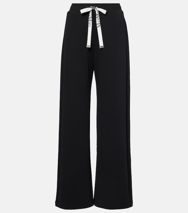 Bali cotton-blend jersey wide-leg sweatpants | 'S Max Mara