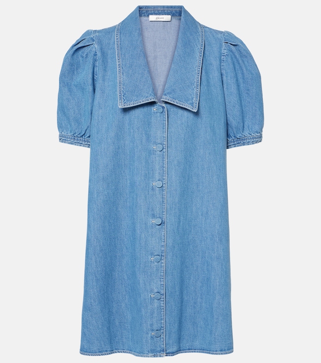 Sailor denim minidress | Frame