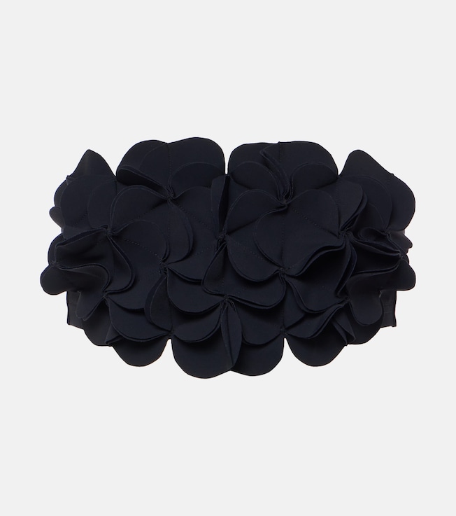 Tess ruffled bandeau bikini top | Karla Colletto