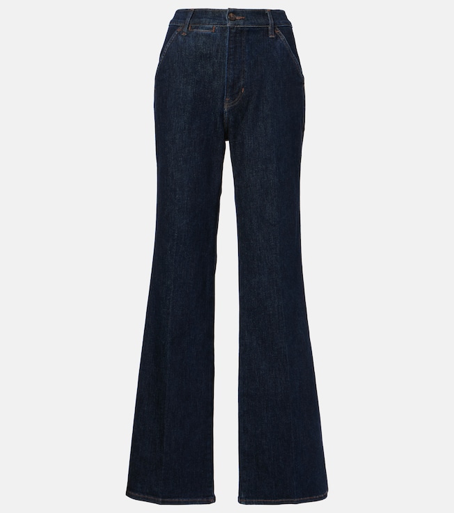 Crosbie high-rise wide-leg jeans | Veronica Beard