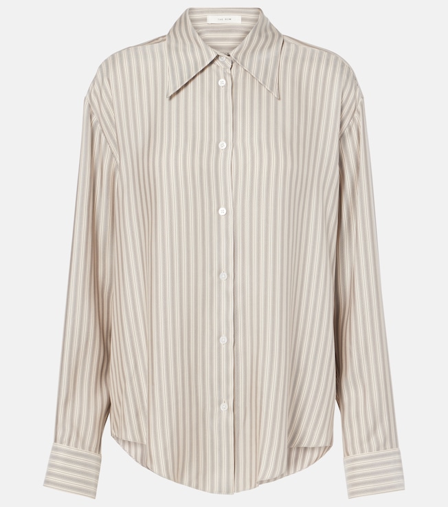 Parave striped silk shirt | The Row