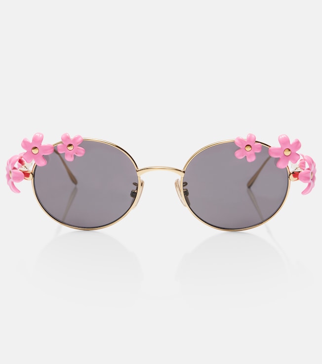 Floral oval sunglasses | Loewe
