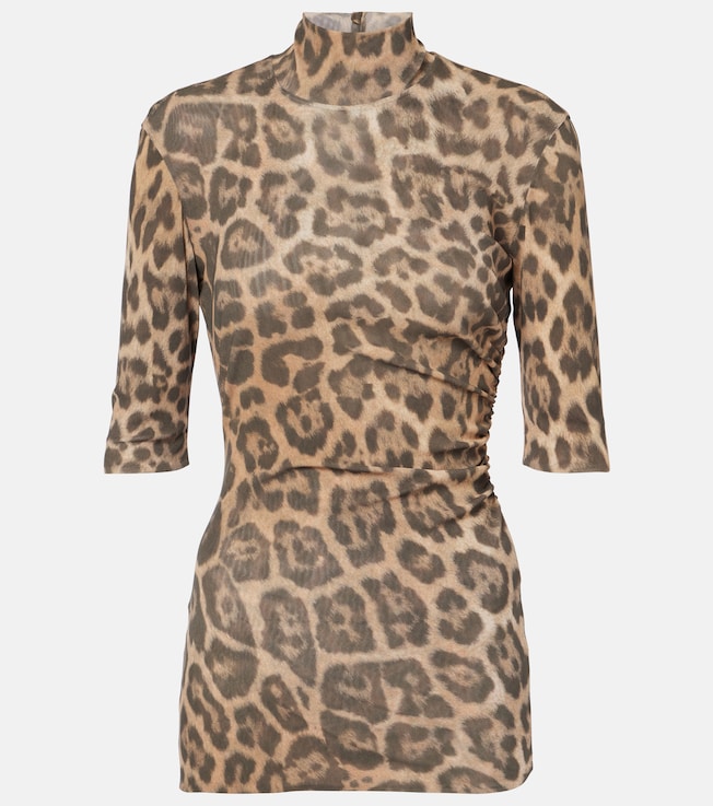 Leopard-print top | Stella McCartney