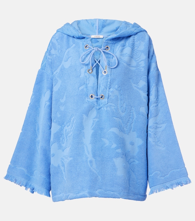 Cosy Towelling cotton terry hoodie | Dorothee Schumacher