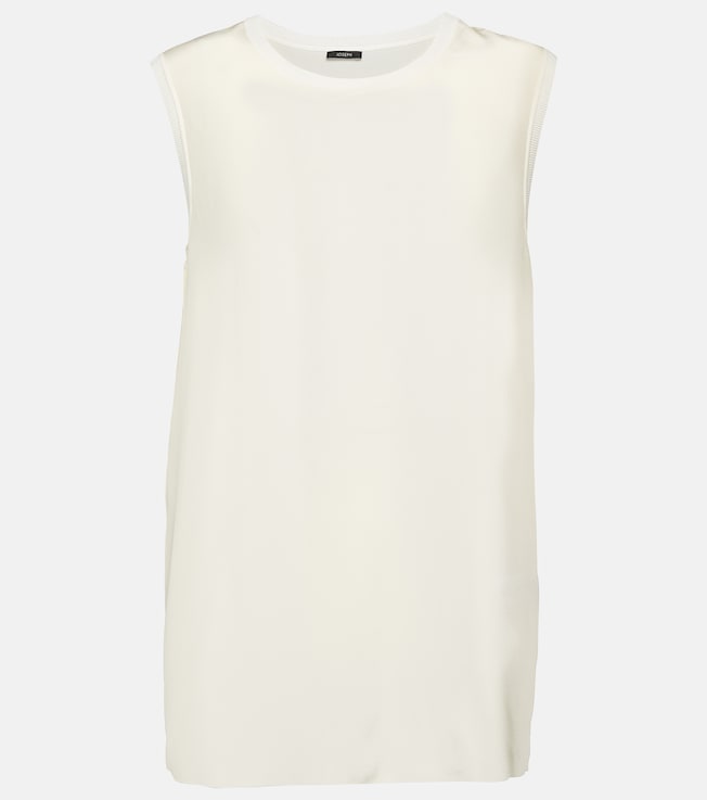Silk crêpe top | Joseph