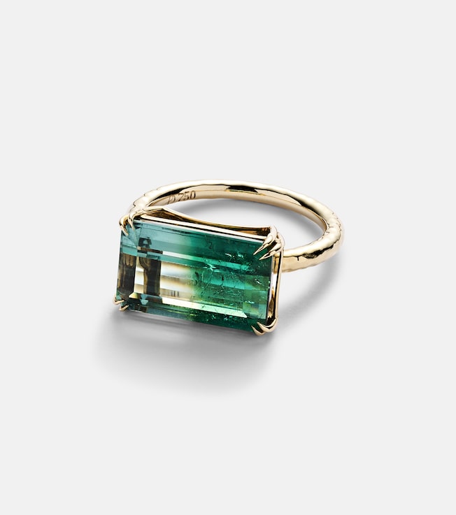 Olivia 18kt gold ring with tourmaline | Octavia Elizabeth