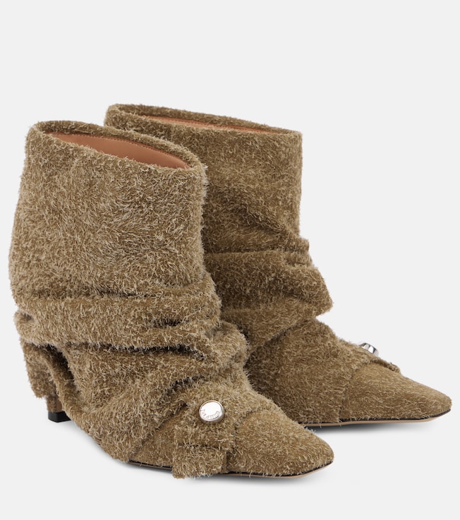 Juno 95 suede ankle boots | The Attico