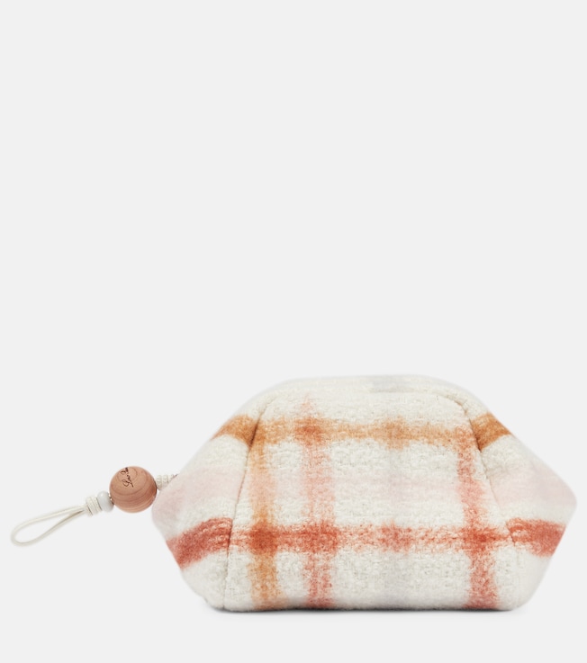 Puffy Small cashmere and silk pouch | Loro Piana
