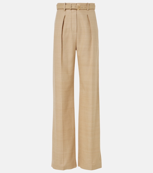 Edward silk wide-leg pants | Loro Piana