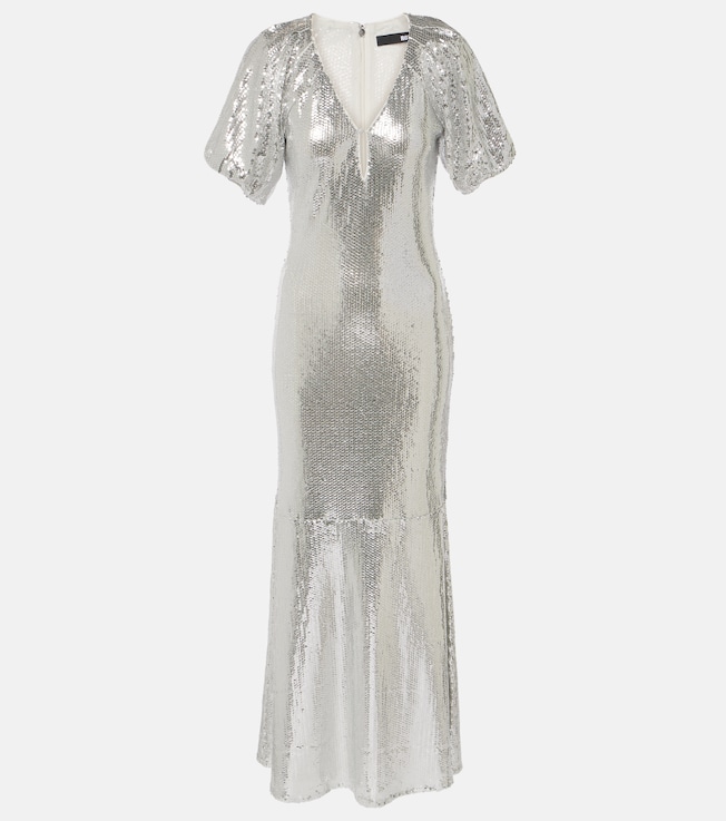 Sequined midi dress | Rotate