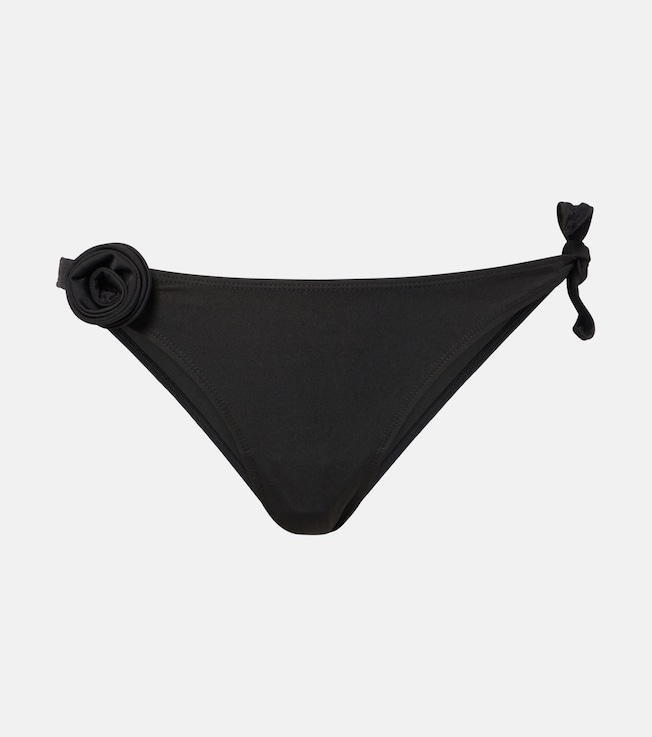 Floral-appliqué bikini top | Coperni