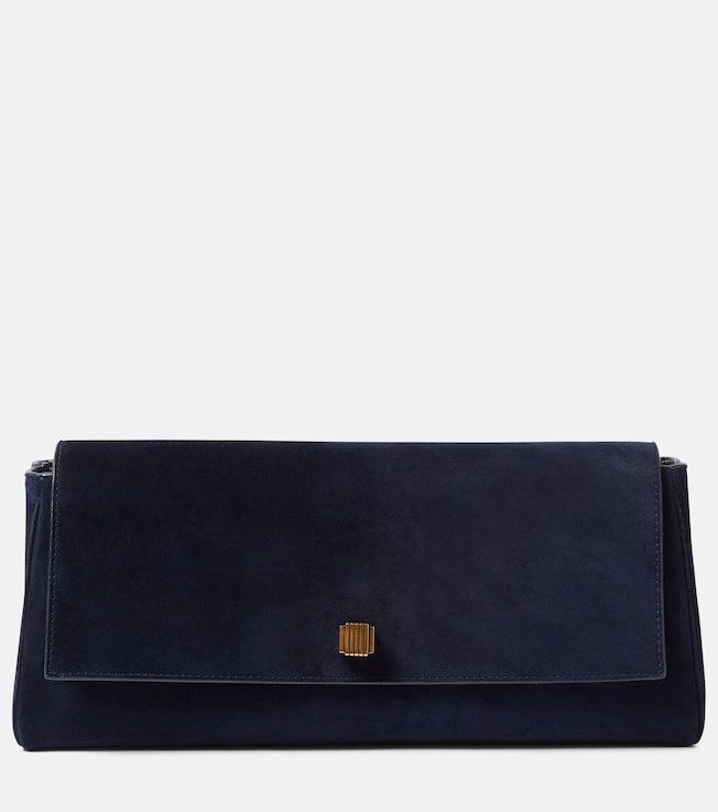 Audrey suede clutch | Khaite