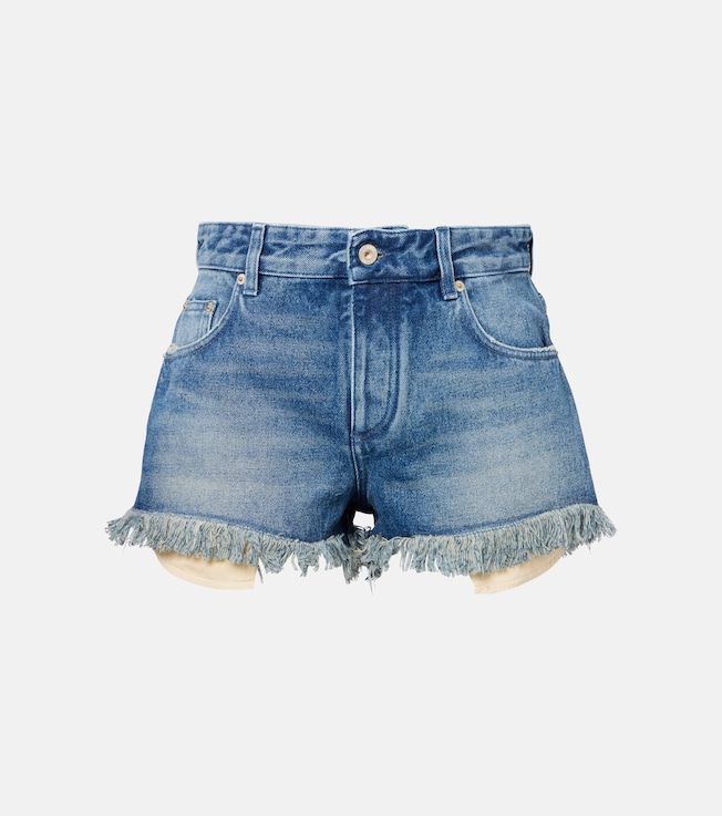 Paula's Ibiza Anagram denim shorts | Loewe
