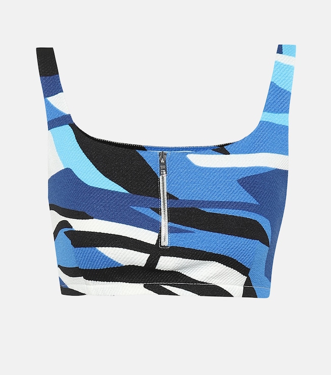Printed bralette | Prada