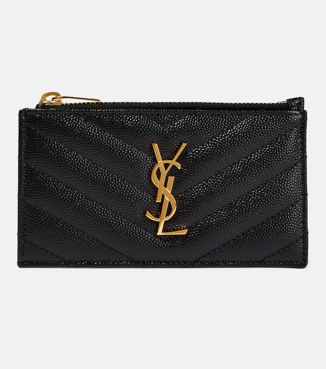 Monogram zipped leather wallet | Saint Laurent