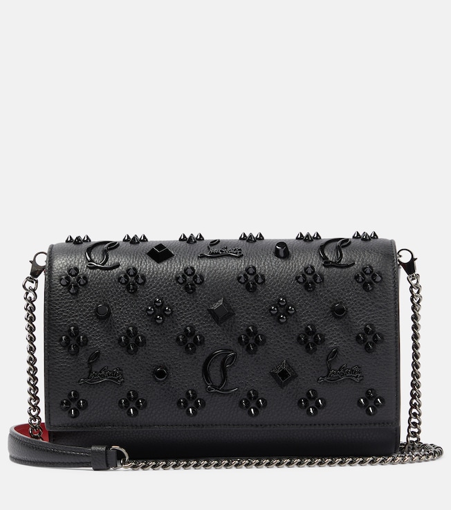 Paloma leather wallet on chain | Christian Louboutin