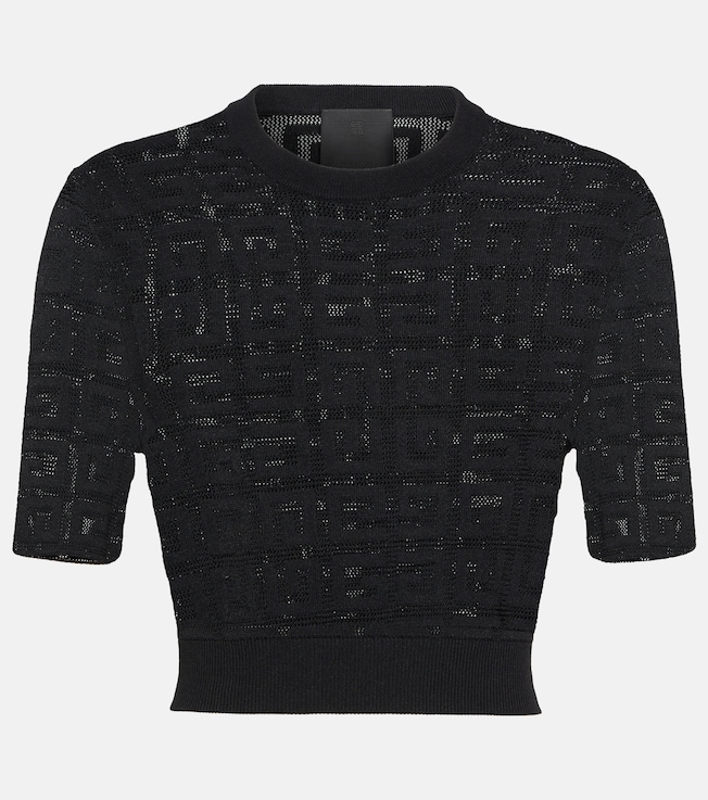 4G jacquard cropped top | Givenchy