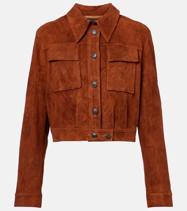 Leoncino cropped leather jacket | Stouls
