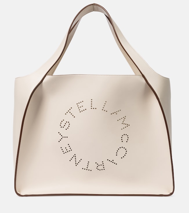Stella Logo faux leather tote | Stella McCartney