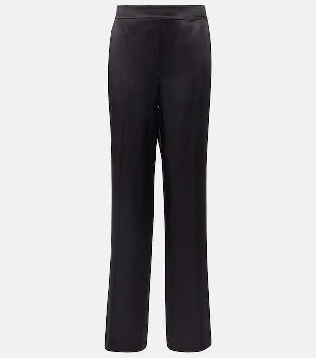 Tova silk satin straight pants  | Joseph