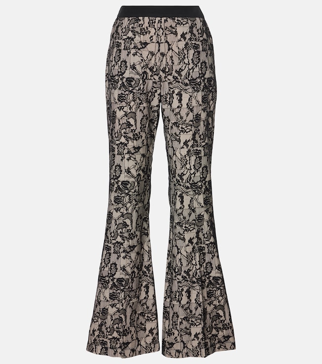 Tokyo patchwork lace flared pants | Joseph
