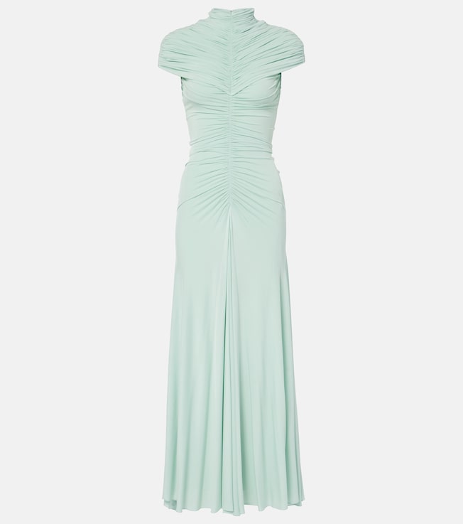 Ruched jersey maxi dress | Alaïa