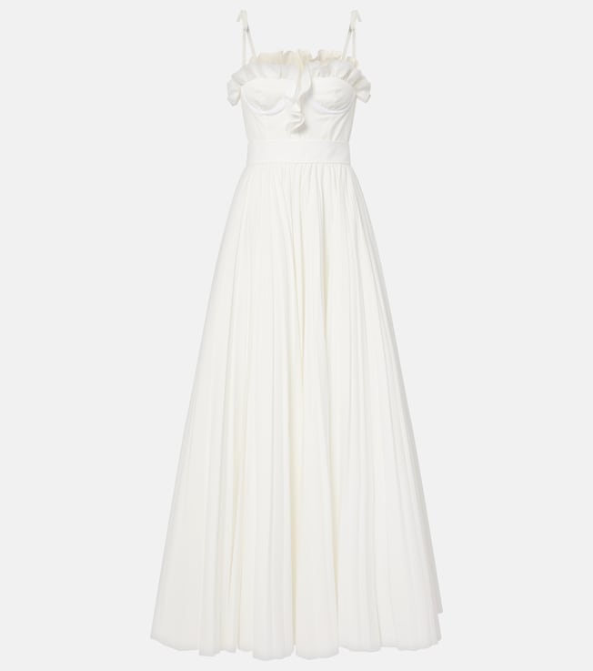 Ruffled cotton maxi dress | Giambattista Valli