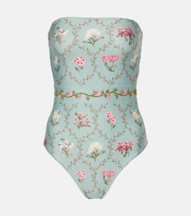 Ilusión floral embroidered swimsuit | Agua by Agua Bendita