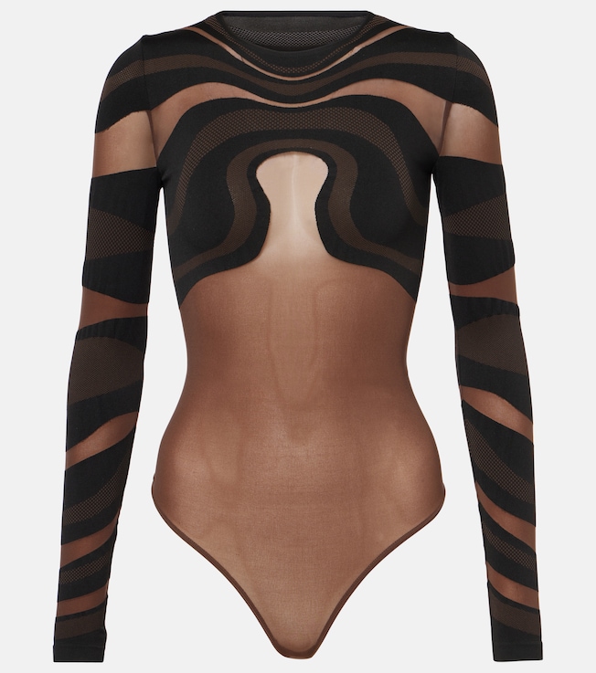 Fatal ruched jersey bodysuit | Wolford