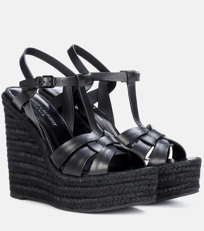 Tribute 130 leather espadrilles | Saint Laurent