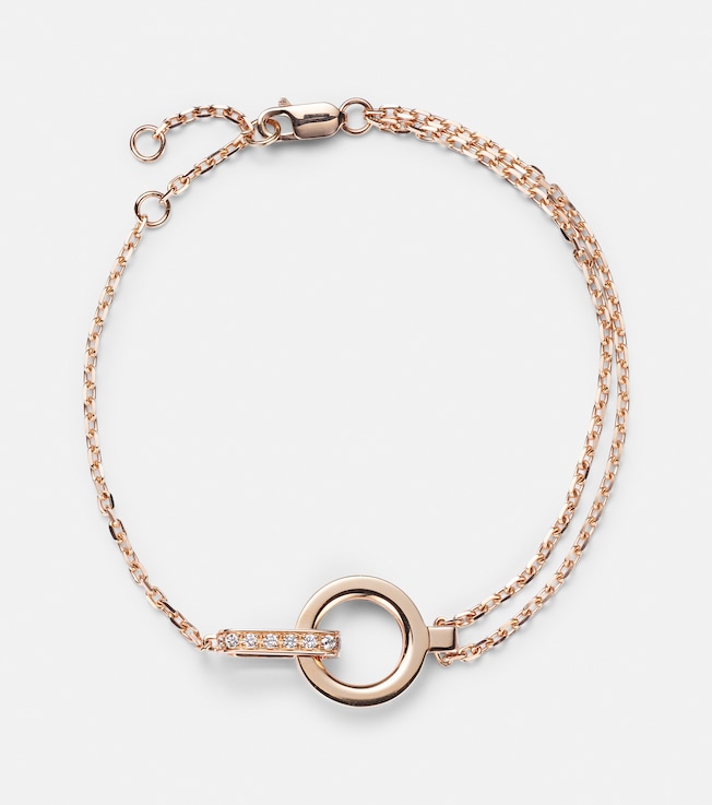 Berbere 18kt rose gold bracelet with diamonds | Repossi