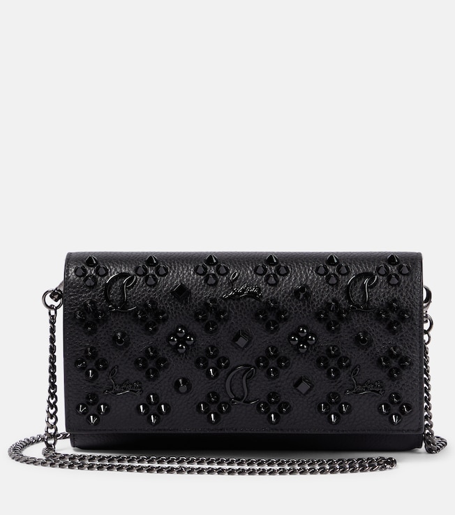 Paloma embellished leather clutch | Christian Louboutin