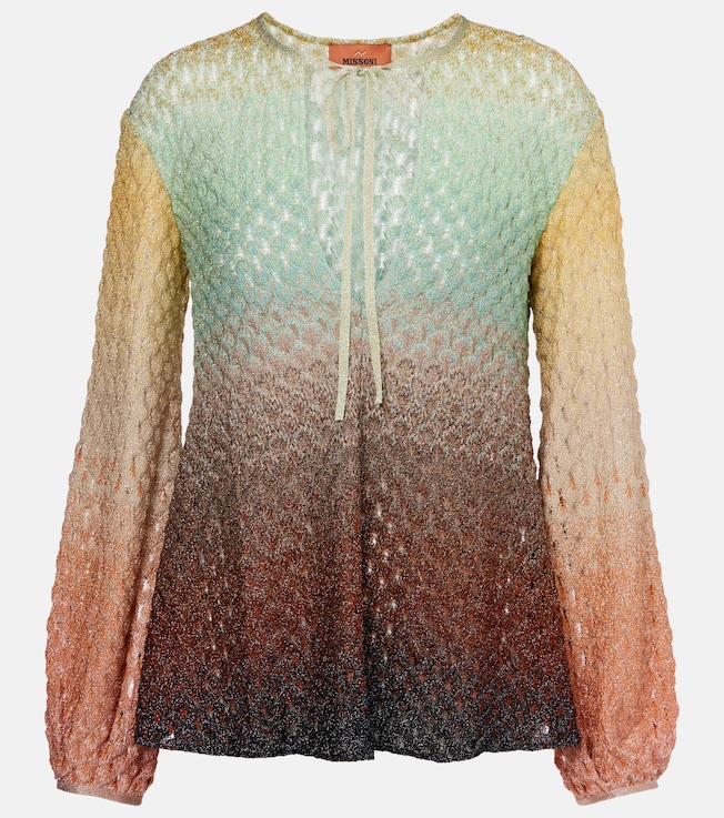 Dyed lamé blouse | Missoni