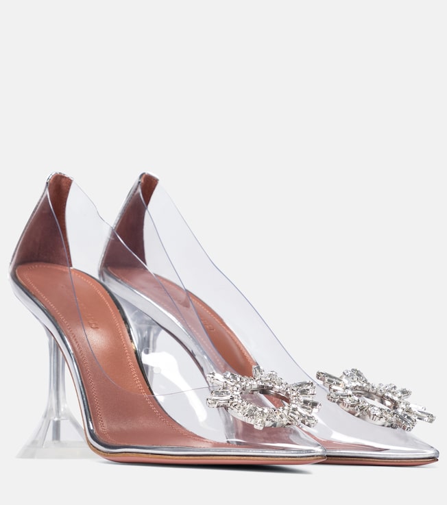 Begum embellished PVC pumps | Amina Muaddi