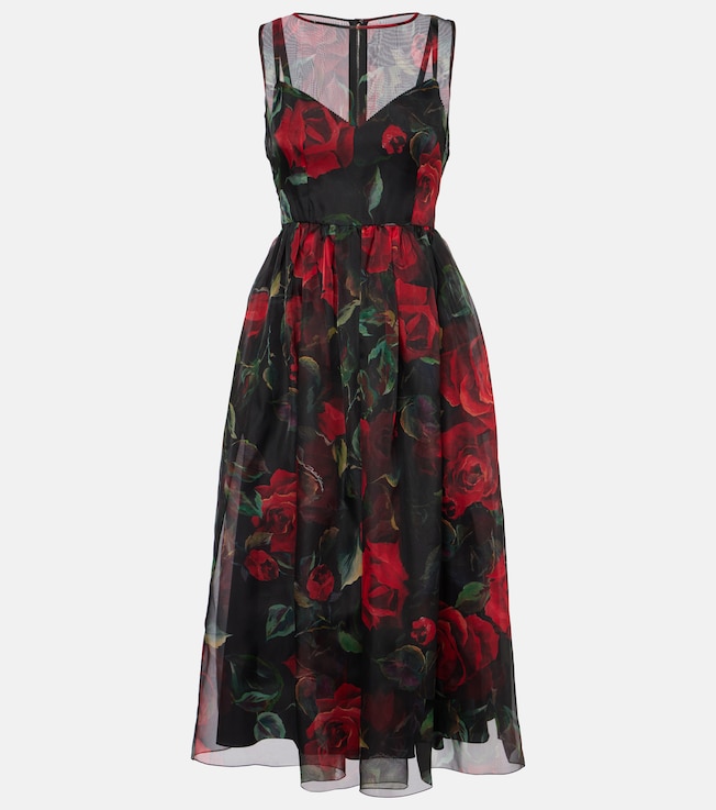 Floral silk cocktail dress | Dolce&Gabbana