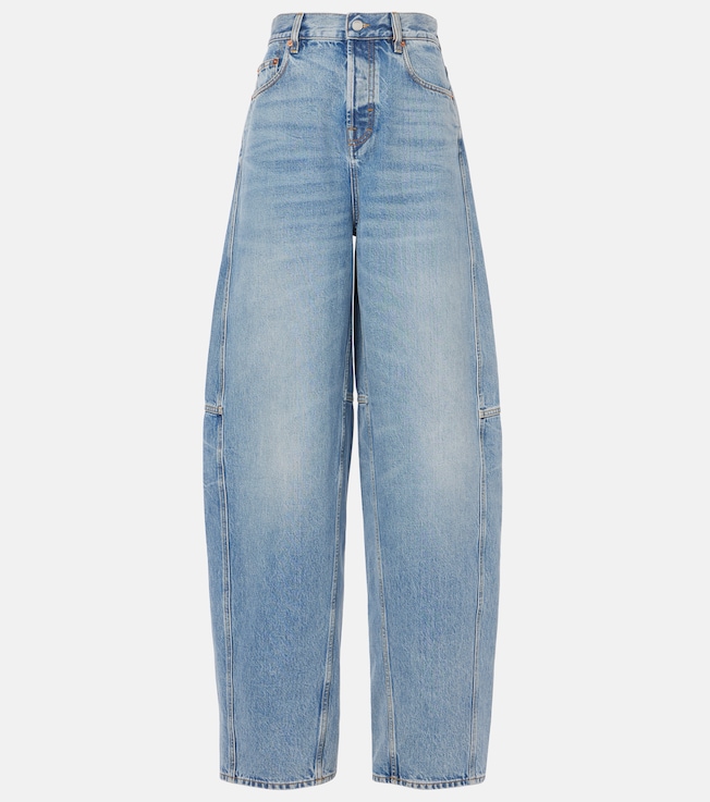 Low-rise barrel-leg jeans | Gucci