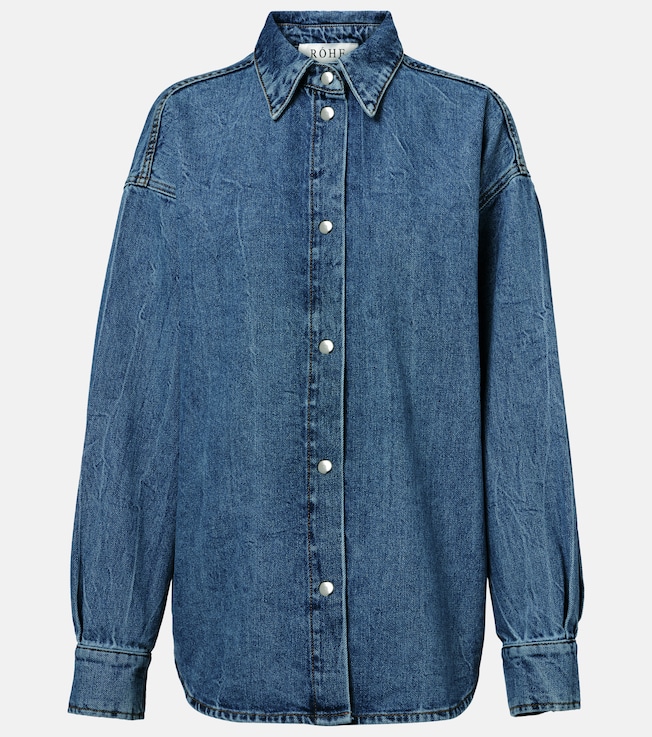 Oversized denim shirt | Róhe