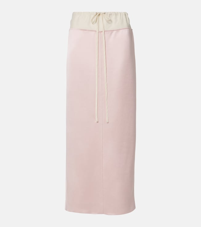 Chet satin maxi skirt | Khaite