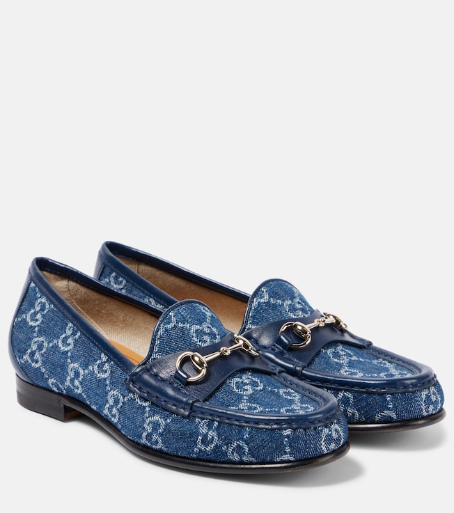 Horsebit 1953 GG denim loafers | Gucci