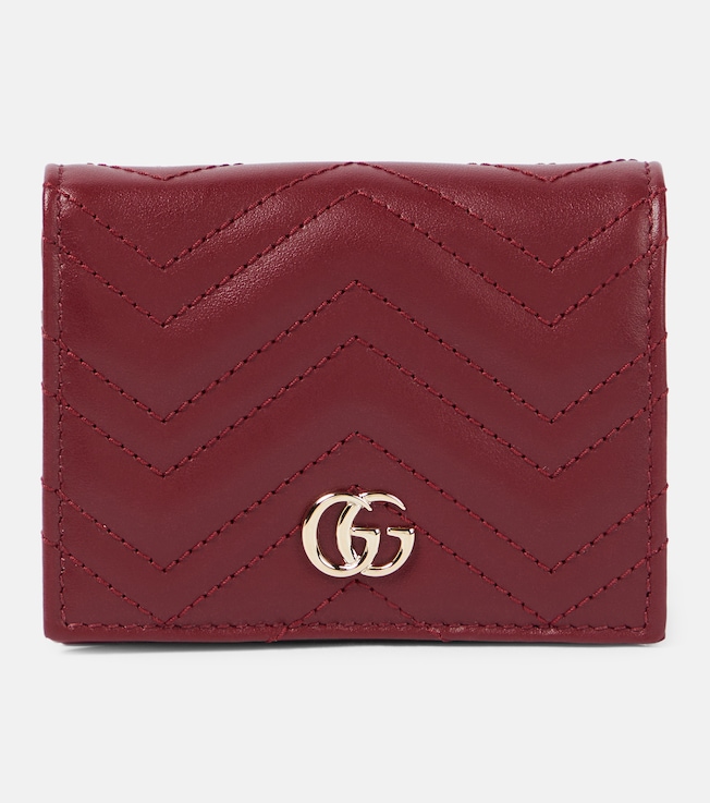 GG Marmont leather card holder | Gucci