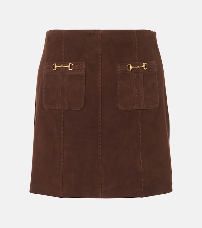 Wiley suede miniskirt | Rixo